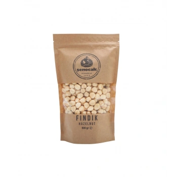 Kavrulmuş Fındık Kağıt Doypack 500gr