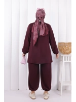 Fermuarlı Garnili İkili Takım 1208