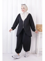 Fermuarlı Garnili İkili Takım 1208