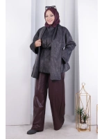 Pelerin Kemerli Ceket 1207