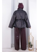 Pelerin Kemerli Ceket 1207