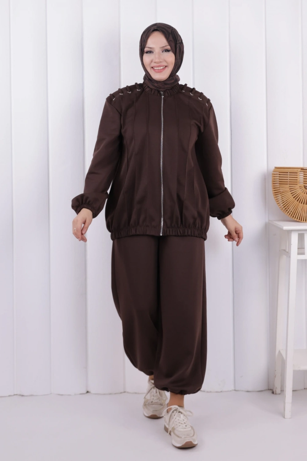 Bağcıklı Fermuarlı Takım 1205