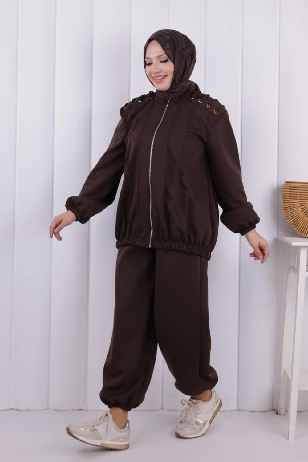 Bağcıklı Fermuarlı Takım 1205
