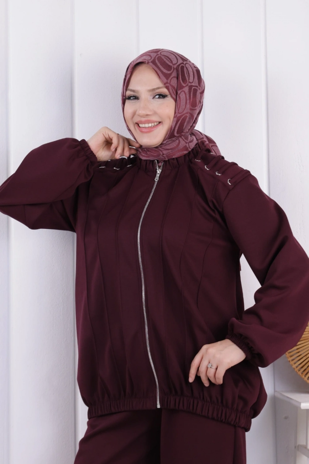 Bağcıklı Fermuarlı Takım 1205
