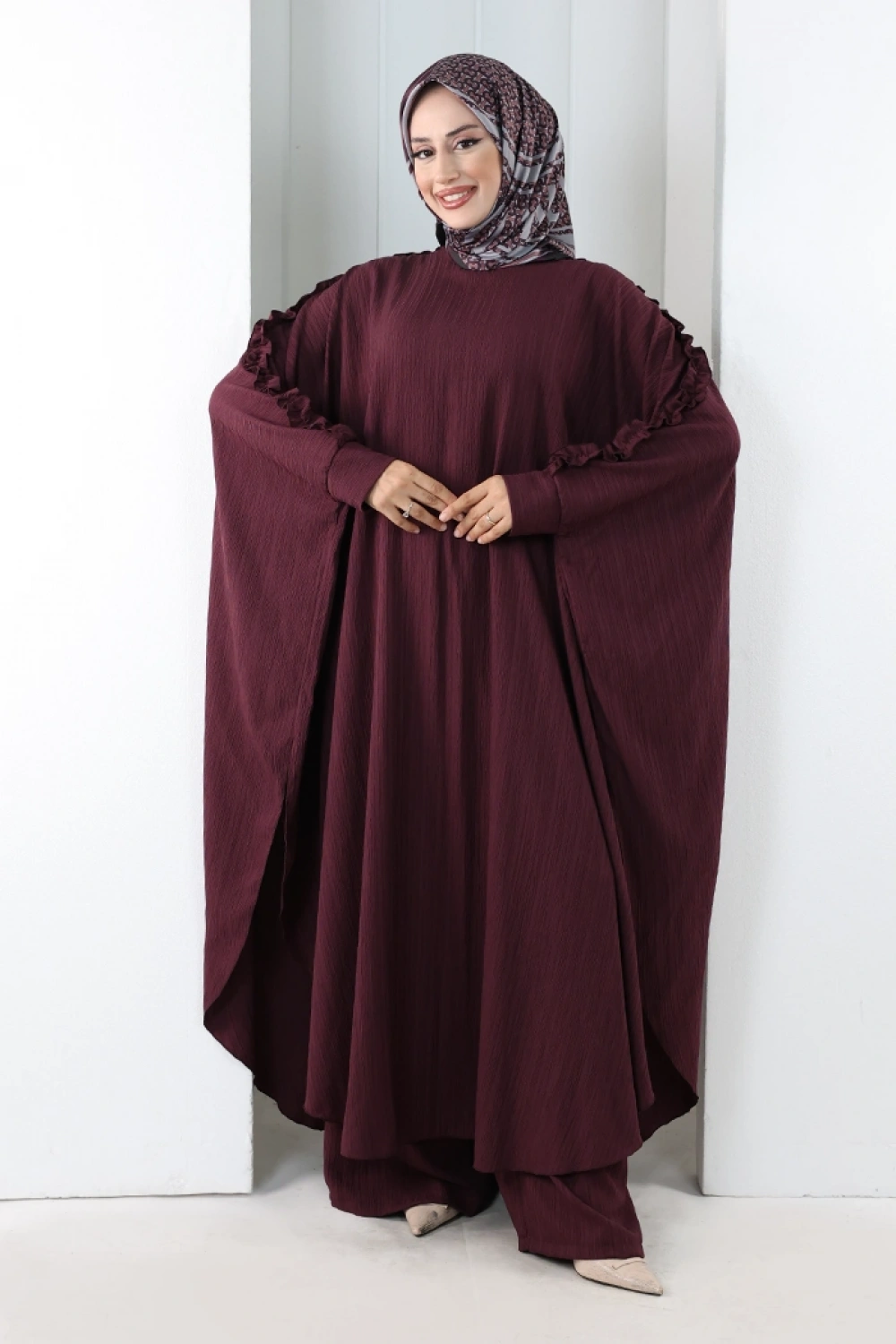 Fırfırlı Yarasa Kol Takım 8706