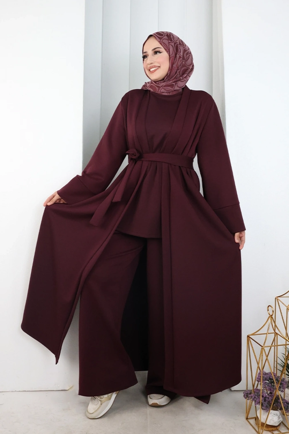 Uzun Hırkalı Üçlü Takım 8716