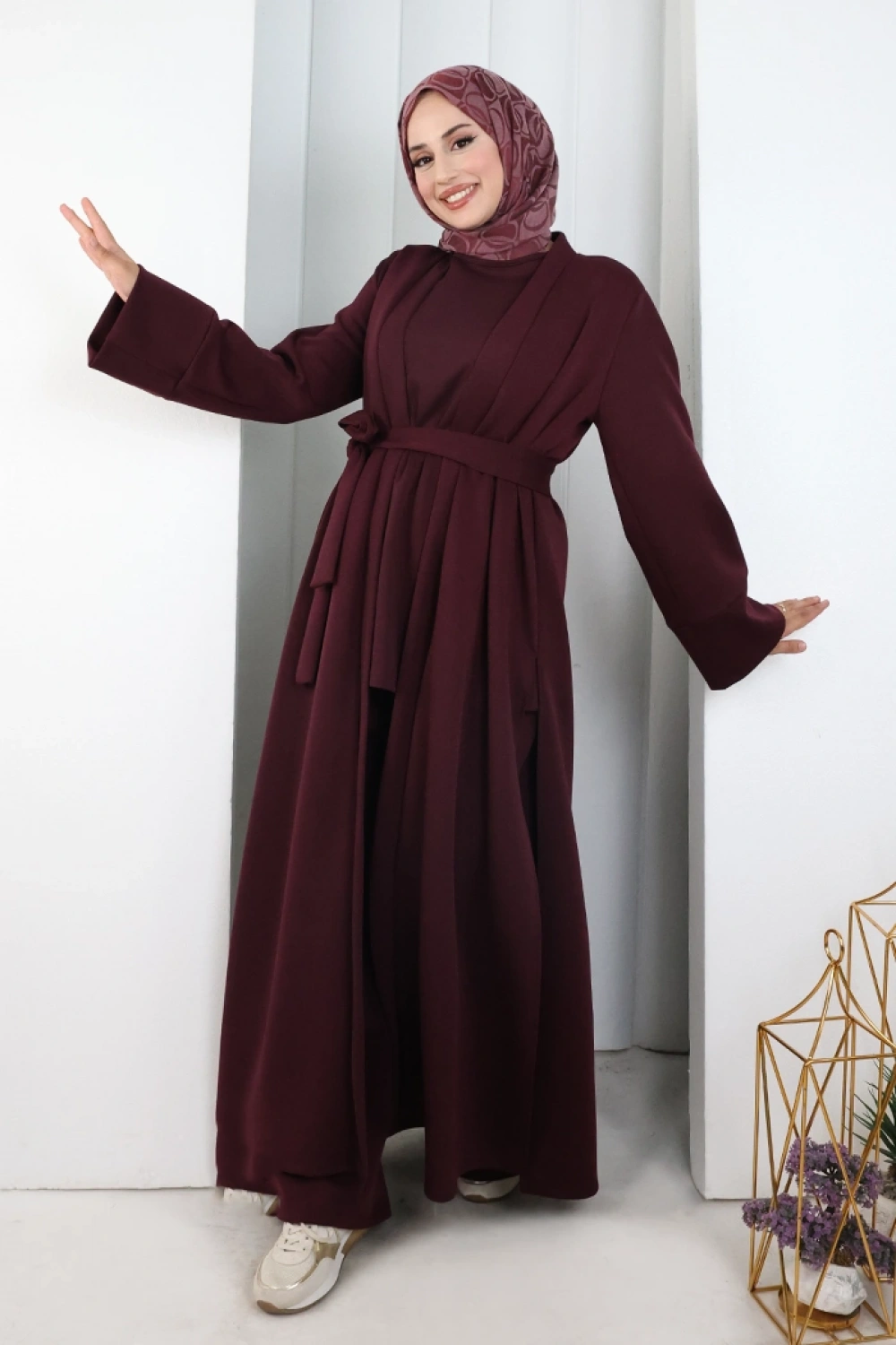 Uzun Hırkalı Üçlü Takım 8716