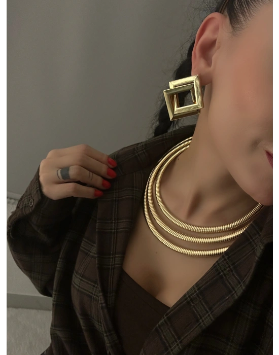 3’lü Tasarım Kolye Sarmal