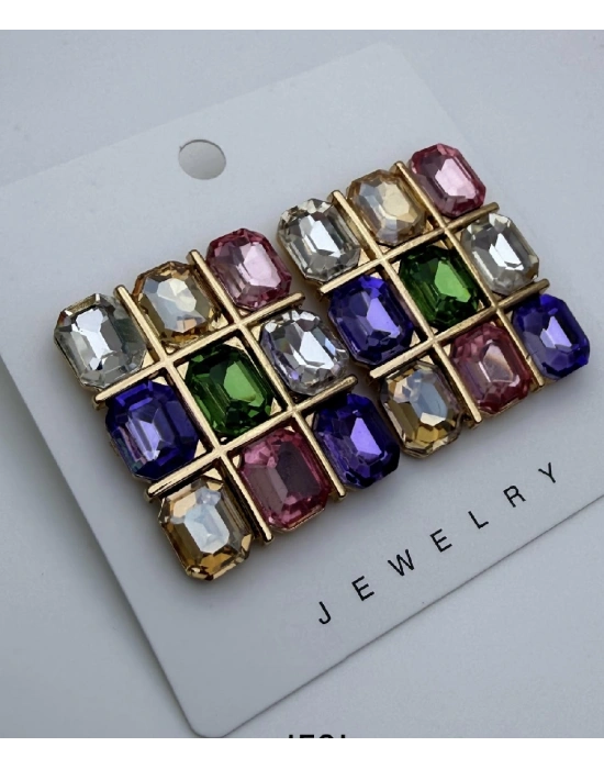 MNG Model Tasarım Taşlı Küpe