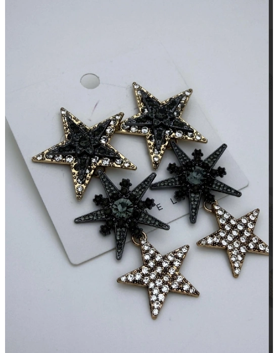 Tasarım Yıldız Küpe