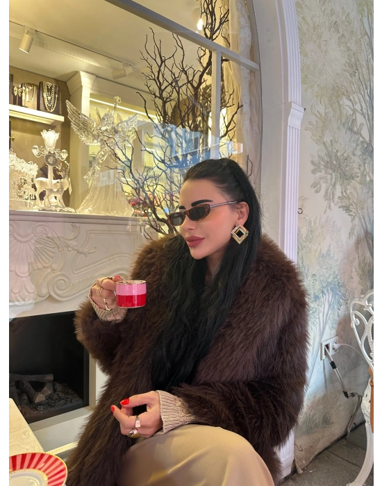 Asimetrik Kare Küpe Plaka