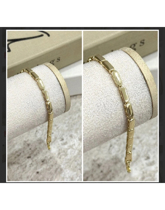 Basic Altın Kaplama Tasarım Vip Bileklik