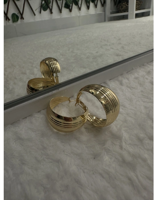 Vintage Model Halka Küpe 1