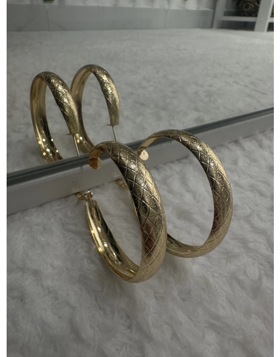 Vintage Model Halka Küpe 2