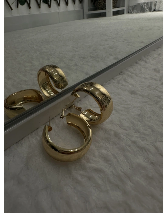 Vintage Bombe Basic Halka Küpe 5