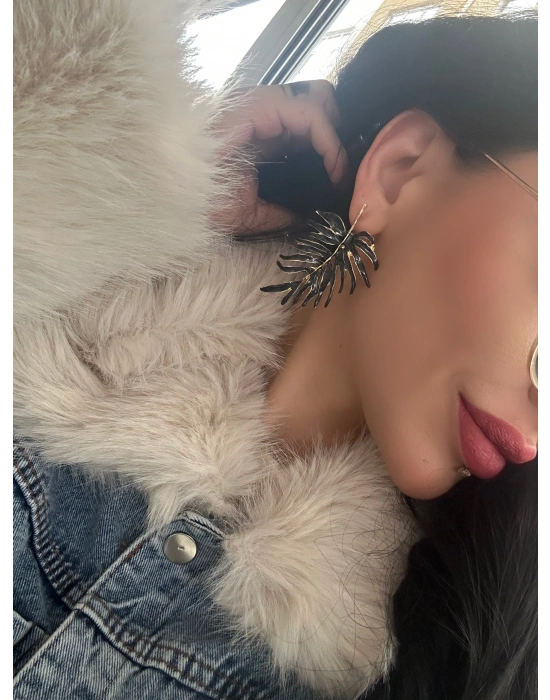 Marka Model Yaprak Küpe