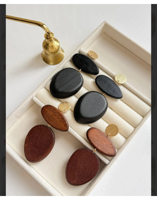 ZrA Mıssıon Gold Geçişli Küpe