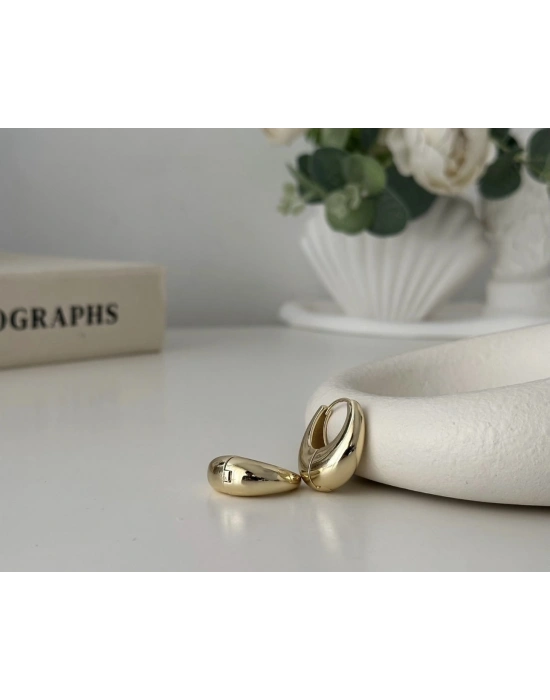 Altın Kaplama Sepet Küpe