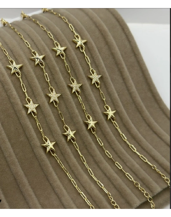 Altın Kaplama Yıldız bileklik