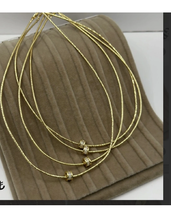 Taşlı Tasarım Kolye