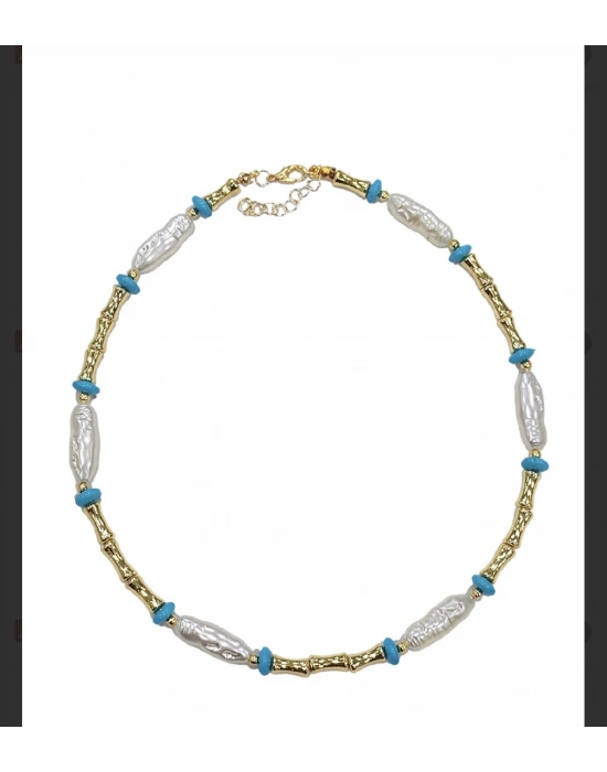 Barok İnci Detay Kolye