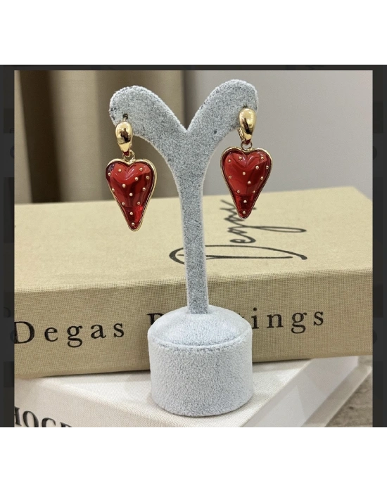 Zra İnci Kalp Küpe