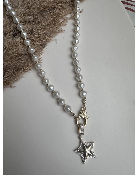 Yıldız İnci Kolye