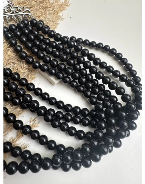 6Sıra Choker İnci Tasarım Kolye