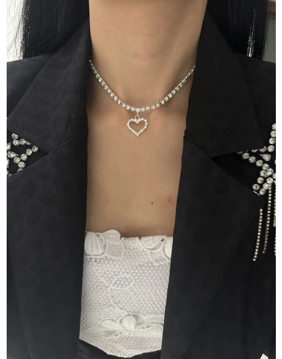 Altın Kaplama Su Yolu Kalp Kolye