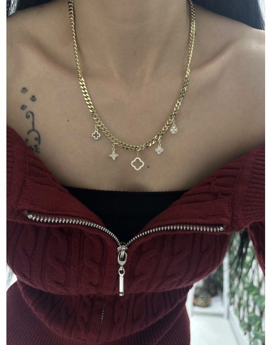 Altın Kaplama Tasarım Kolye 3