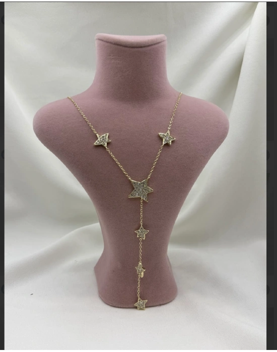 Altın Kaplama Yıldız Kolye Tasarım
