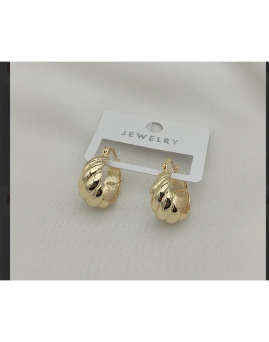 Burgu Model Vintage Halka Küpe