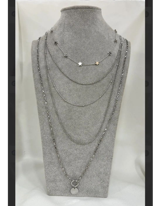 Çoklu Kombinli Tasarım Kolye