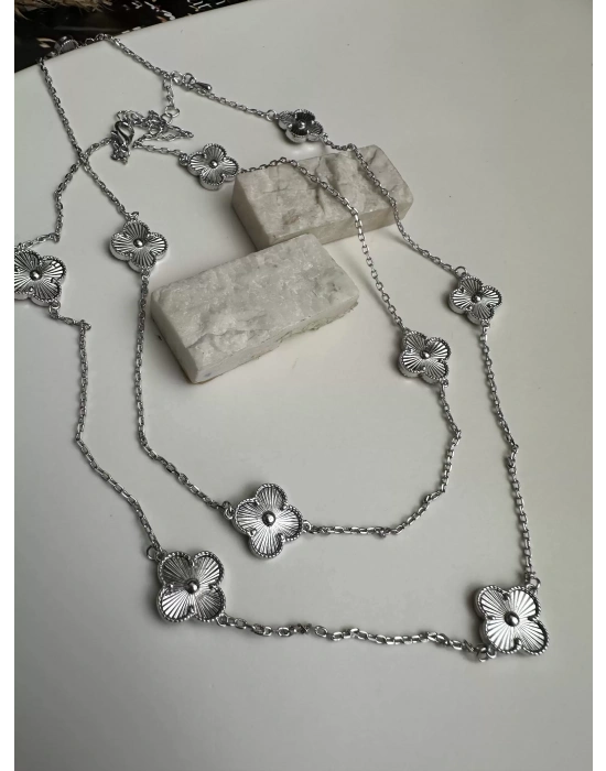 DÜZ  Van Cleff Kolye Uzun