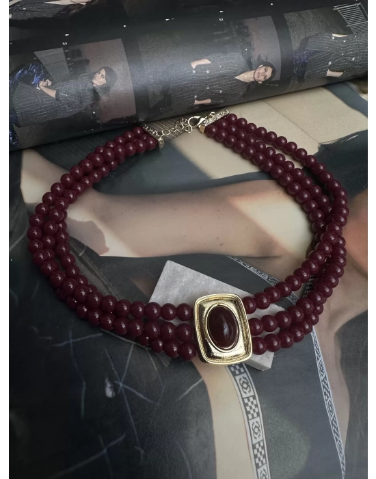 İnci Model Choker Kolye
