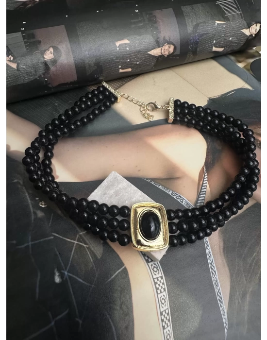 İnci Model Choker Kolye
