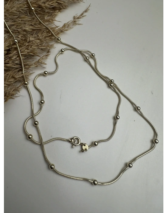 Kararmaz 60cm Uzun Topcuk Kolye