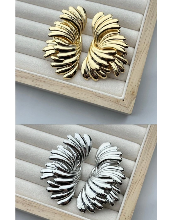 Marka Muadili Asimetrik Plaka Küpe