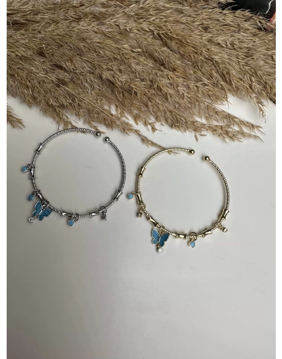 Mineli Kelebek Charm Bileklik