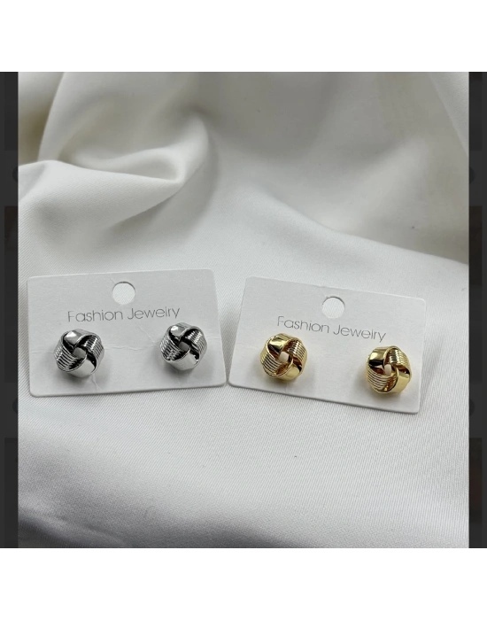 Minimal Plaka Tasarım Küpe