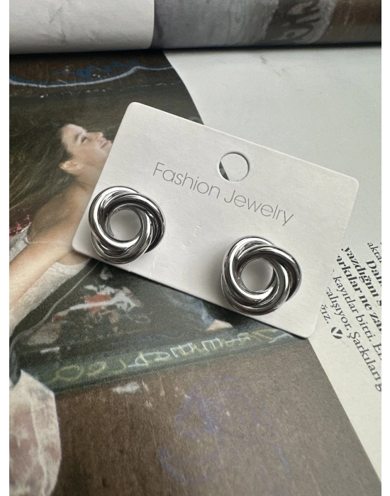 Minimal Tasarım Plaka Küpe