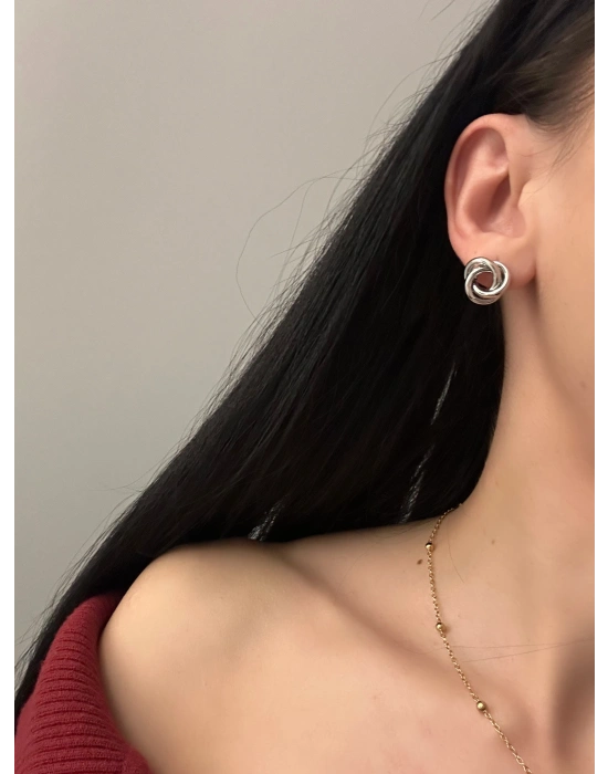 Minimal Tasarım Plaka Küpe