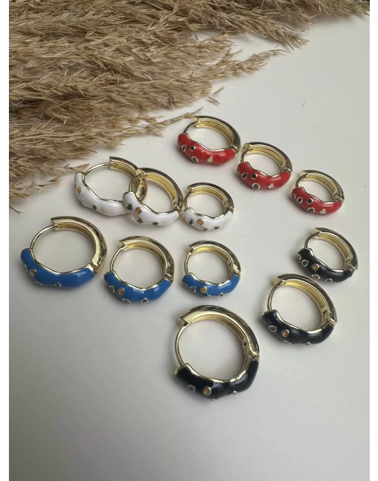 Nazarlı Set Küpe