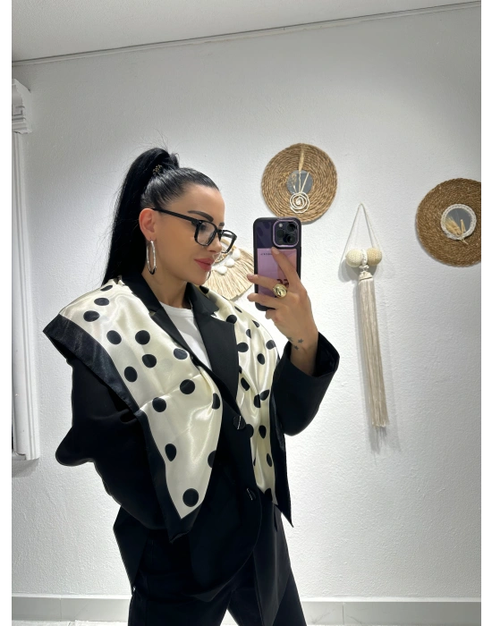 Puantiyeli 90*90 Fular