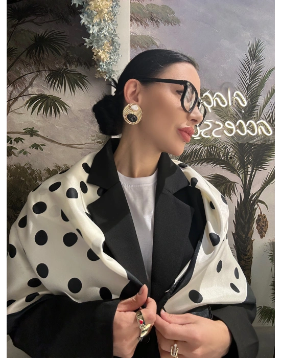 Puantiyeli 90*90 Fular