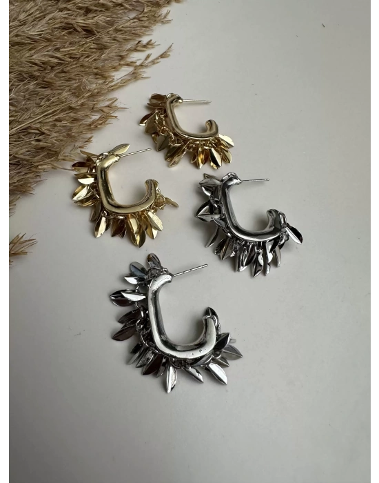 Pul Sallantılı Küpe
