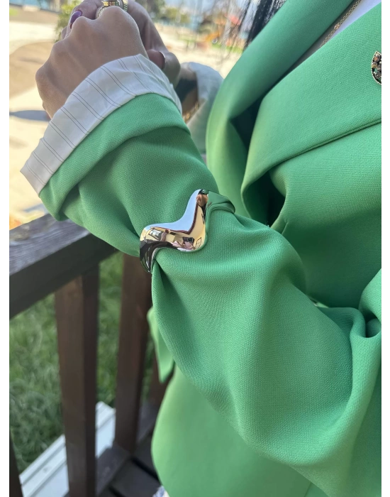 Silver Zikzak Kelepçe
