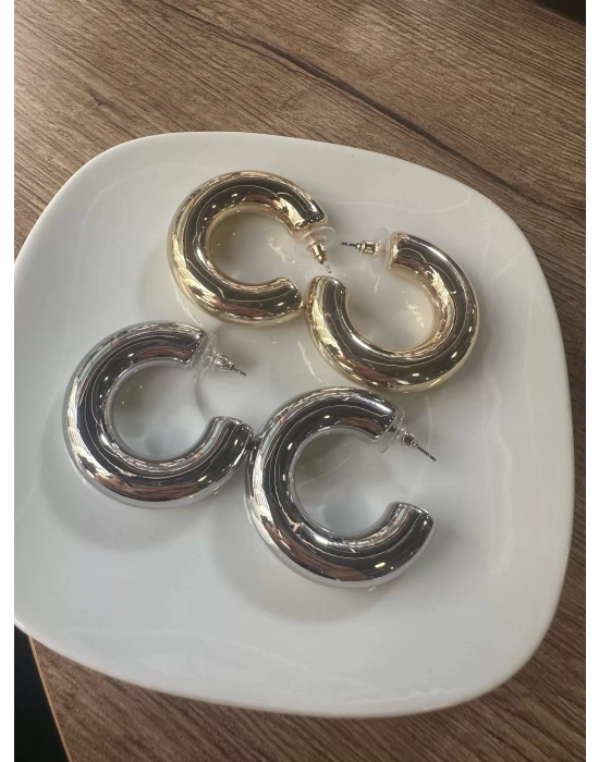 Simit Halka Küpe Orta Boy