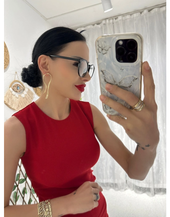 Tasarım Asimetrik Küpe