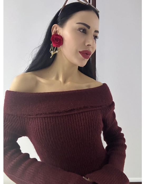 Tasarım Gül Model ZRA Küpe